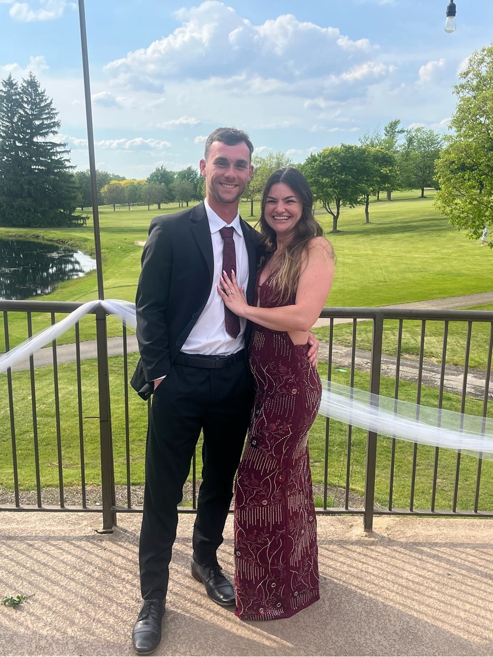 Peppermayo Burgundy Sequins Maxi Dress